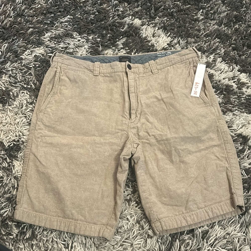 Tan J. Crew Shorts